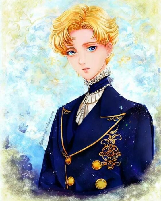 Ilustración de estilo victoriano de Sailor Uranus